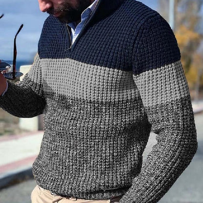Jersey de Punto con Cremallera Hombre