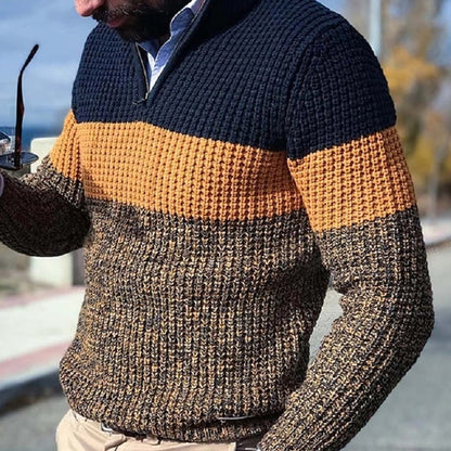 Jersey de Punto con Cremallera Hombre