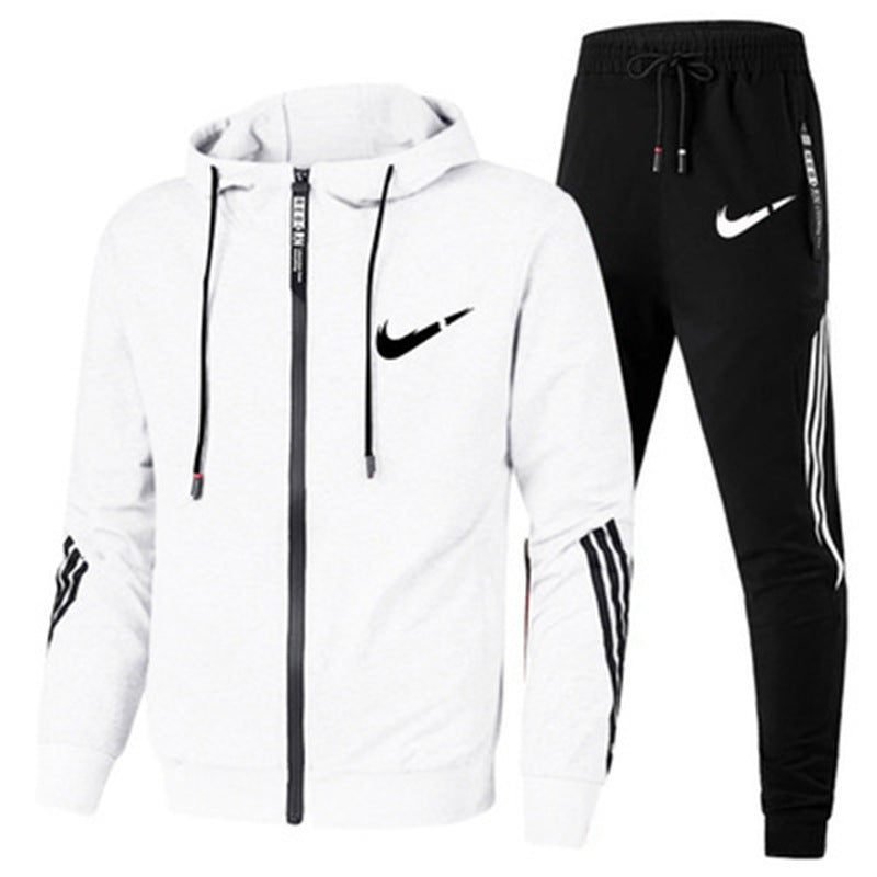 Conjunto Deportivo con Sudadera con Capucha para Hombre y Mujer, Primavera y Otoño