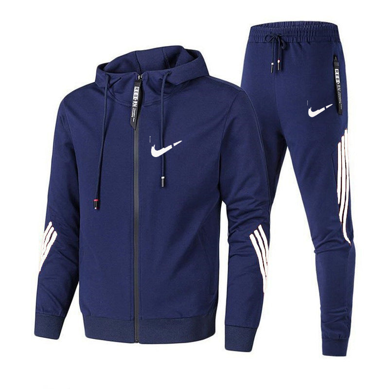 Conjunto Deportivo con Sudadera con Capucha para Hombre y Mujer, Primavera y Otoño
