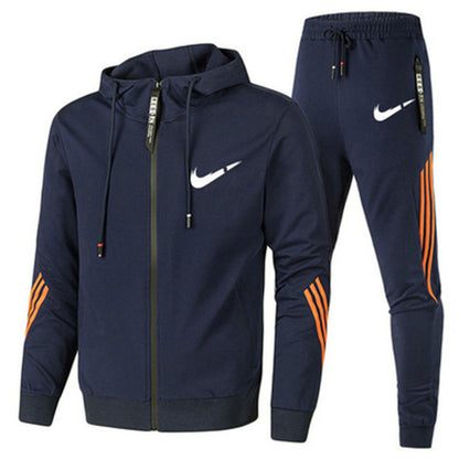Conjunto Deportivo con Sudadera con Capucha para Hombre y Mujer, Primavera y Otoño
