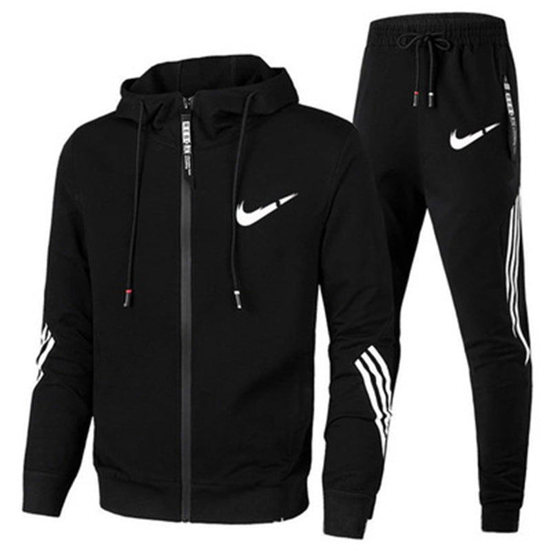 Conjunto Deportivo con Sudadera con Capucha para Hombre y Mujer, Primavera y Otoño