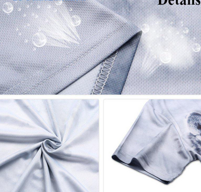Camiseta para Hombres F1 BMW con Estampado 3D de Secado Rápido y Manga Corta