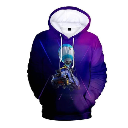 Sudadera con Capucha Fortnite con Estampado 3D, Corte Holgado